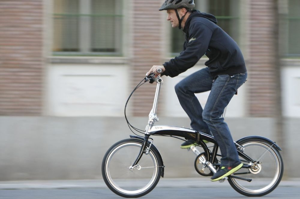 Een opklapbare fiets voor pendelaar